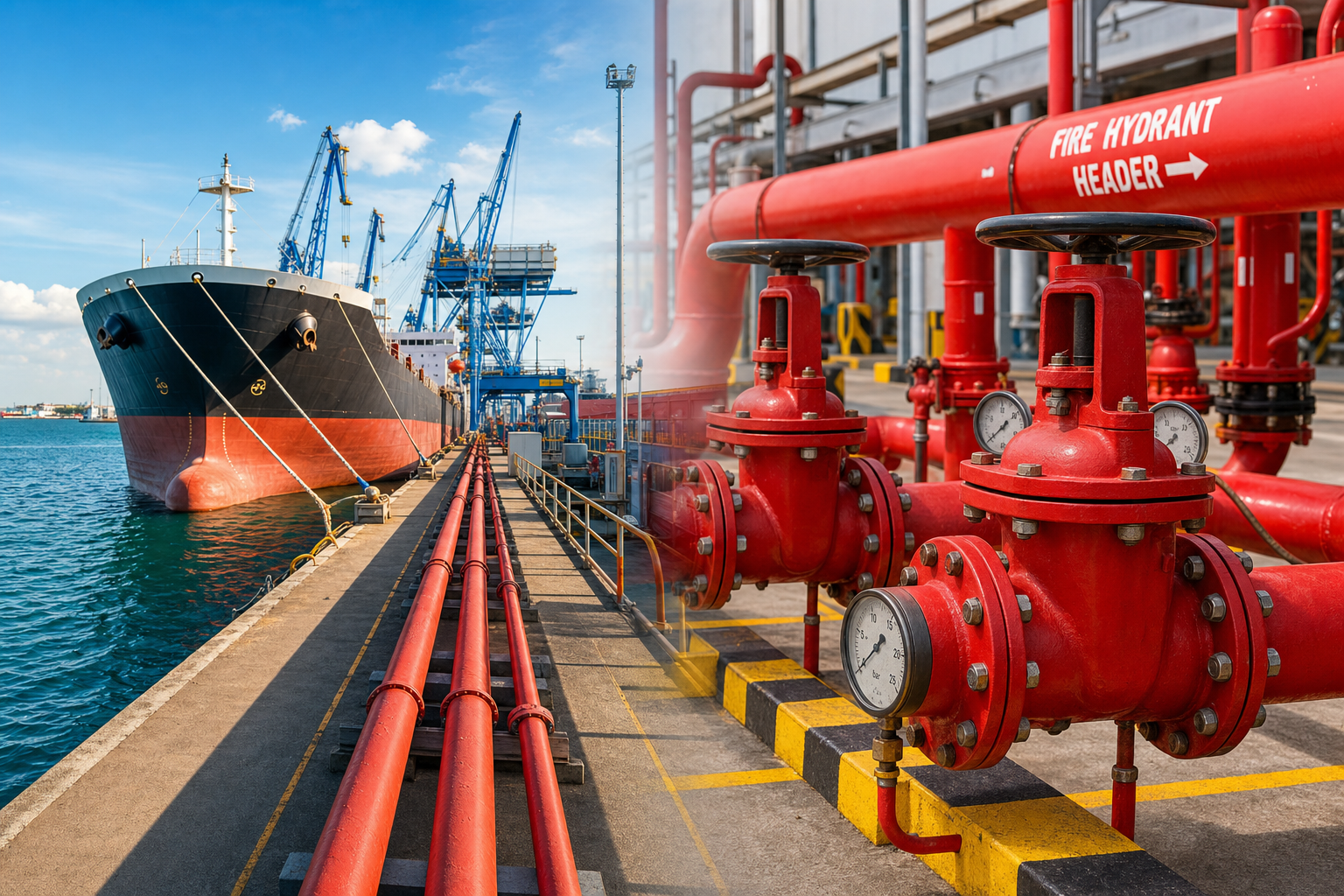 Indian Navy fire protection infrastructure